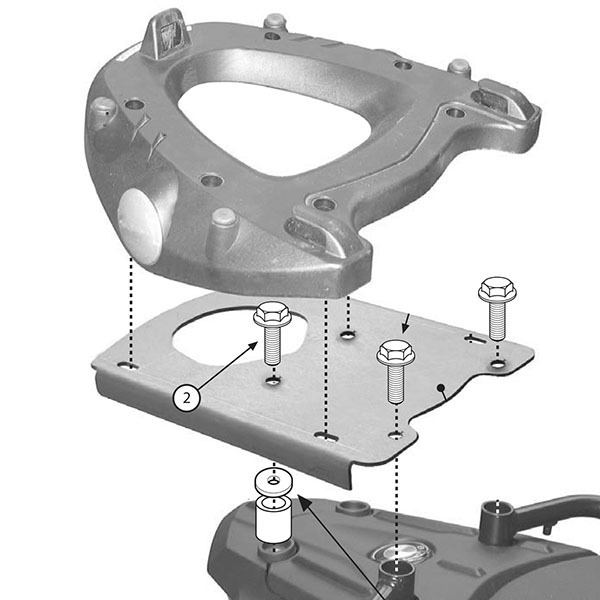 Givi Givi SR5107 Monokey Rear Rack
